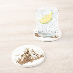 Coaster - Alcazar - castle (sepia)