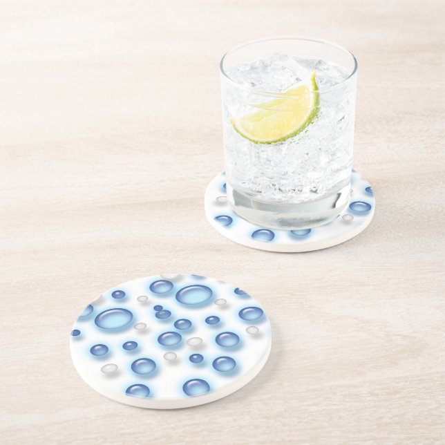 Coaster - Blue Bubbles (Side)