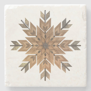 Coaster Cherry with Etched steel