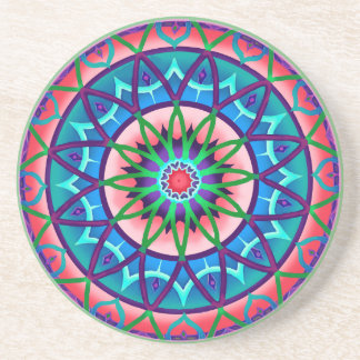 Coaster Circular Fantasy in Blue and Purple