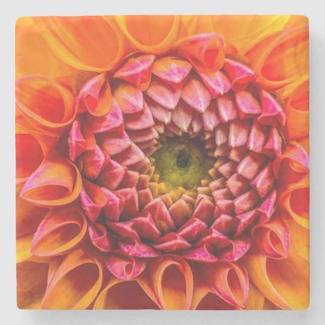 Coaster, floral art stone coaster (Front)
