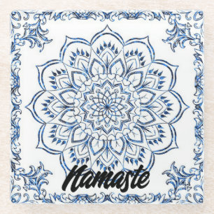 Coaster   Glass   Blue Mandela   Living Room   Bar