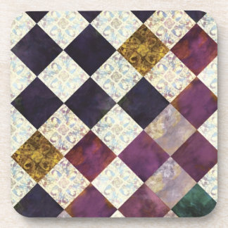Coaster-mosaic purple coaster