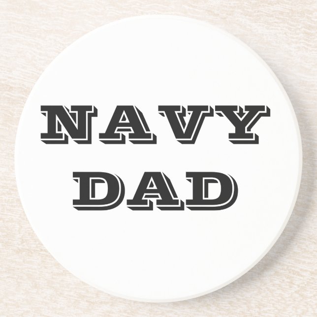 Coaster Navy Dad (Front)