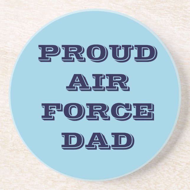 Coaster Proud Air Force Dad (Front)