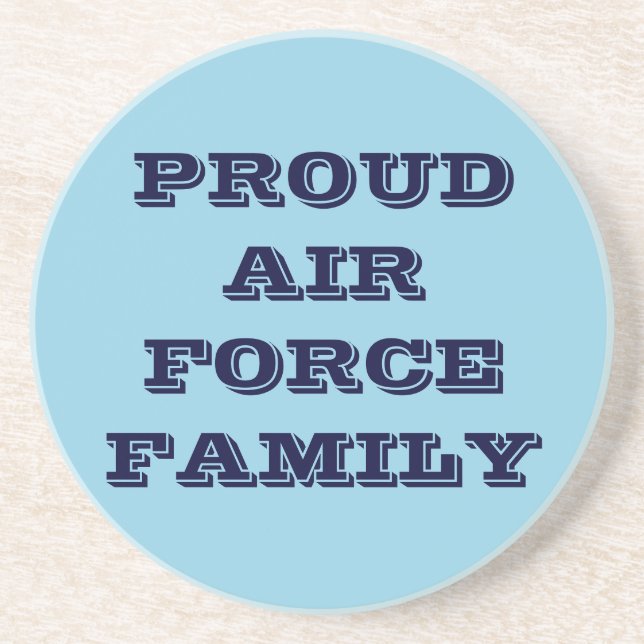 Coaster Proud Air Force Family (Front)