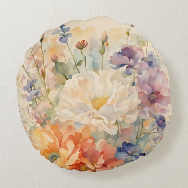 Coaster Round Pillow (Back)