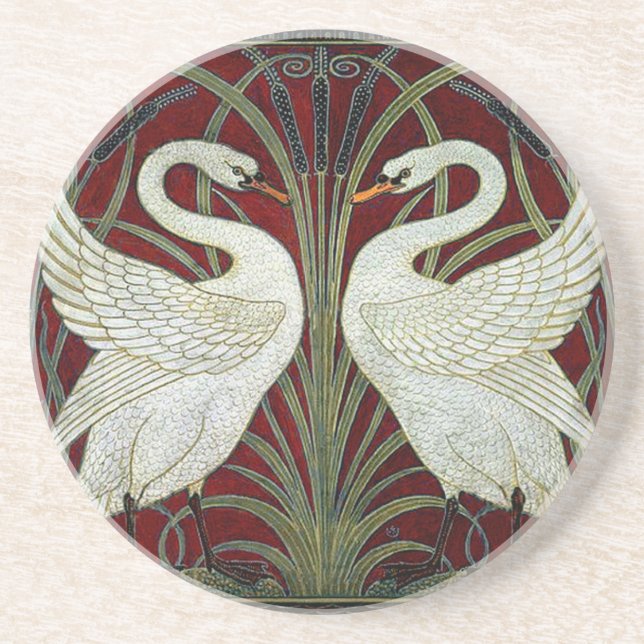 coaster Sand stone Coaster Art Nouveau (Front)