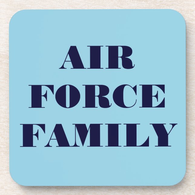 Coaster Set Air Force Family (Front)