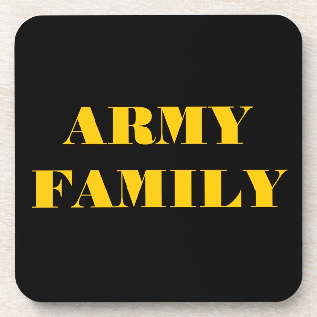 Coaster Set Army Family (Front)