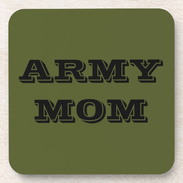 Coaster Set Army Mom (Front)