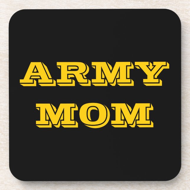 Coaster Set Army Mom (Front)