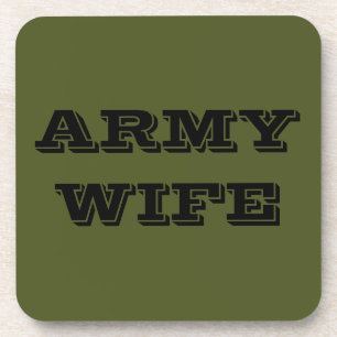 Coaster Set Army Wife