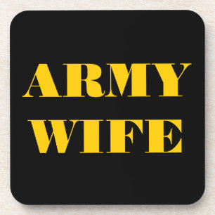 Coaster Set Army Wife
