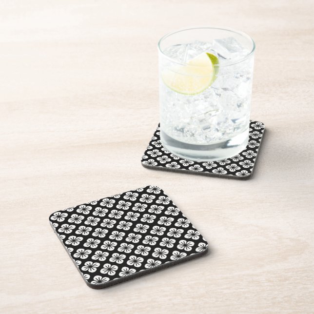 Coaster Set-Flowers (Right Side)