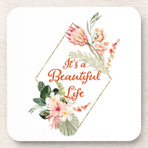 Coaster Set IT'S A BEAUTIFUL LIFE