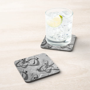 Coaster Set Of 6 : BOOMERANG 2 - GREY LAGOON