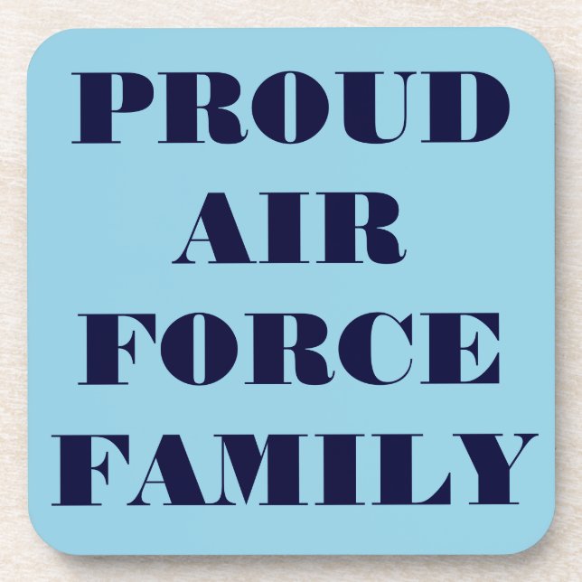 Coaster Set Proud Air Force Family (Front)