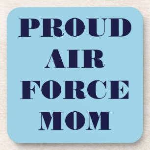 Coaster Set Proud Air Force Mom