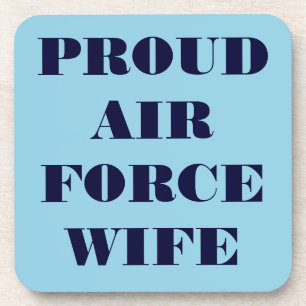 Coaster Set Proud Air Force Wife