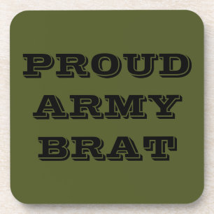 Coaster Set Proud Army Brat
