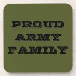 Coaster Set Proud Army Family