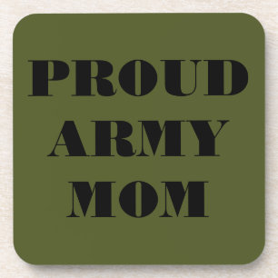 Coaster Set Proud Army Mom