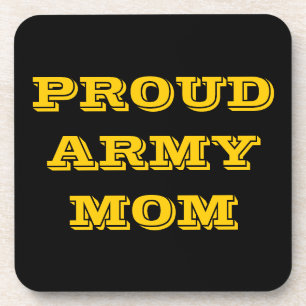 Coaster Set Proud Army Mom