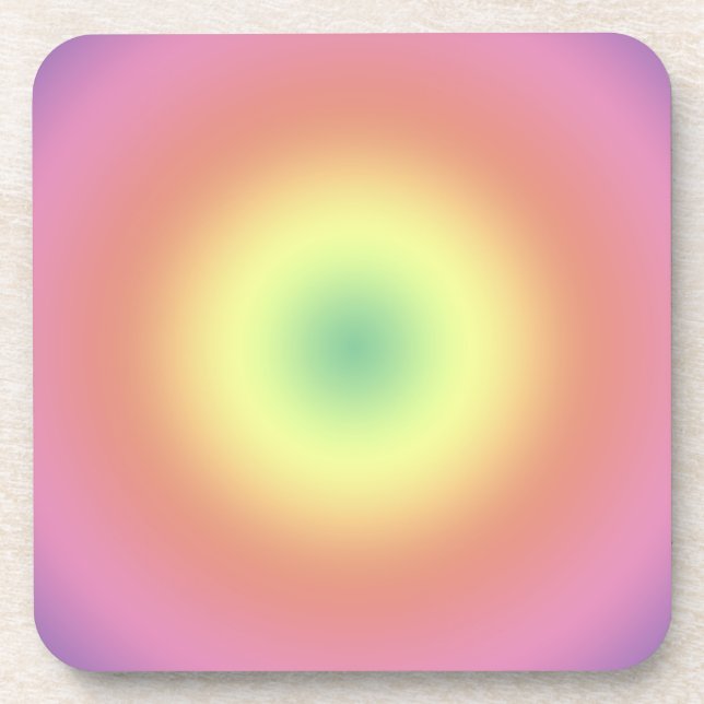 Coaster Set - Rainbow Circles (Front)