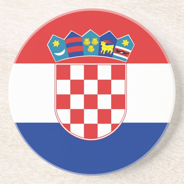 Coaster with Flag of Croatia (Front)