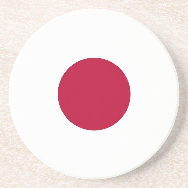 Coaster with Flag of Japan (Front)