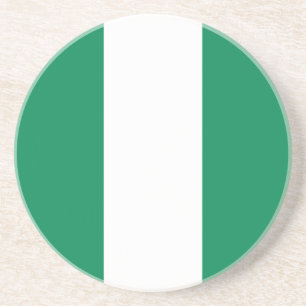 Coaster with Flag of Nigeria