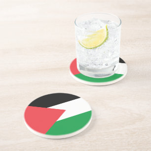 Coaster with Flag of Palestine