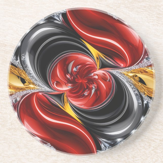 Coaster with German Colours Design (Front)