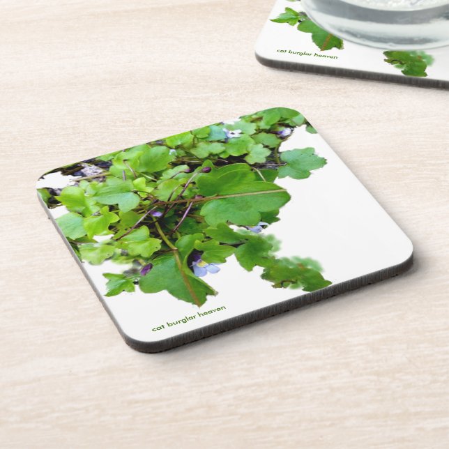 Coaster with Ivy Leaves (Left Side)