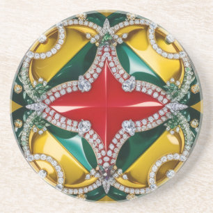 Coaster with Los Angeles Colours Design