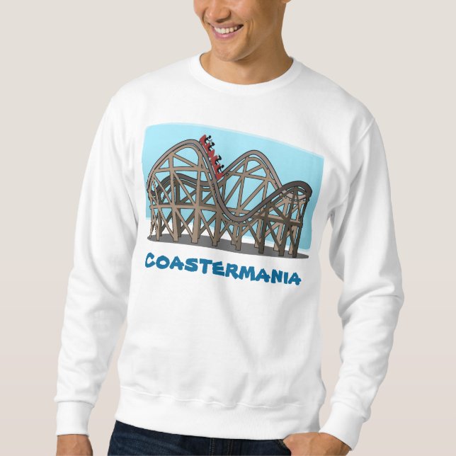 "Coastermania" - Men's sweatshirt - Medium (Front)