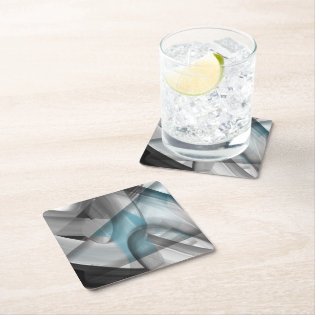 Coasters Abstract Trend Interior Decor Blue Ocean (Insitu)
