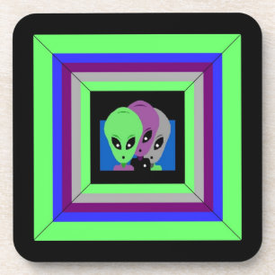 Coasters Alien Tres Amigos Gaming Beam Coaster