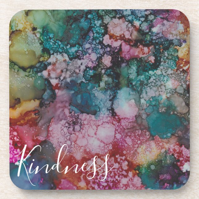 Coasters "Colour Burst Inkblot" (Front)