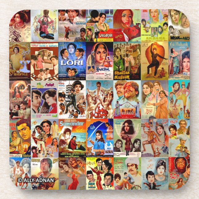 Coasters - Vintage Pakistani Film Posters (Front)