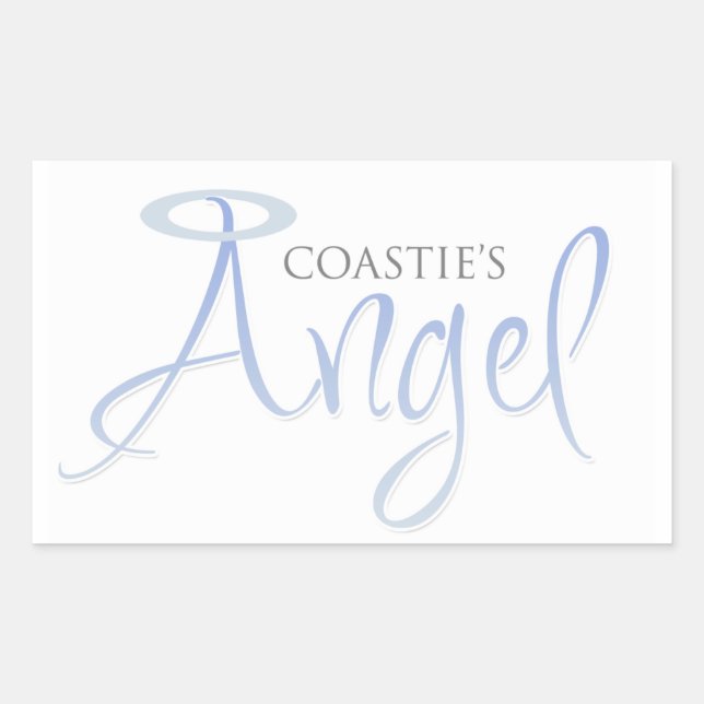Coastie's Angel Sticker (Front)