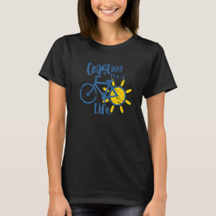 Coasting Thru Life  Cyclist T-Shirt