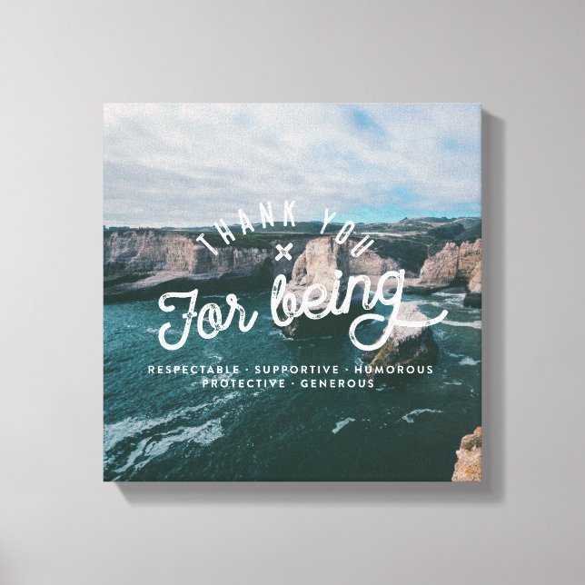 Coastland Elevation #3 (12x12) Canvas Print (Front)