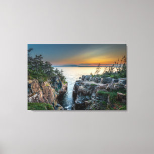 Coastline   Acadia National Park, Maine Canvas Print