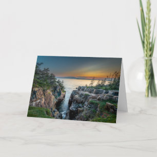 Coastline   Acadia National Park, Maine Card