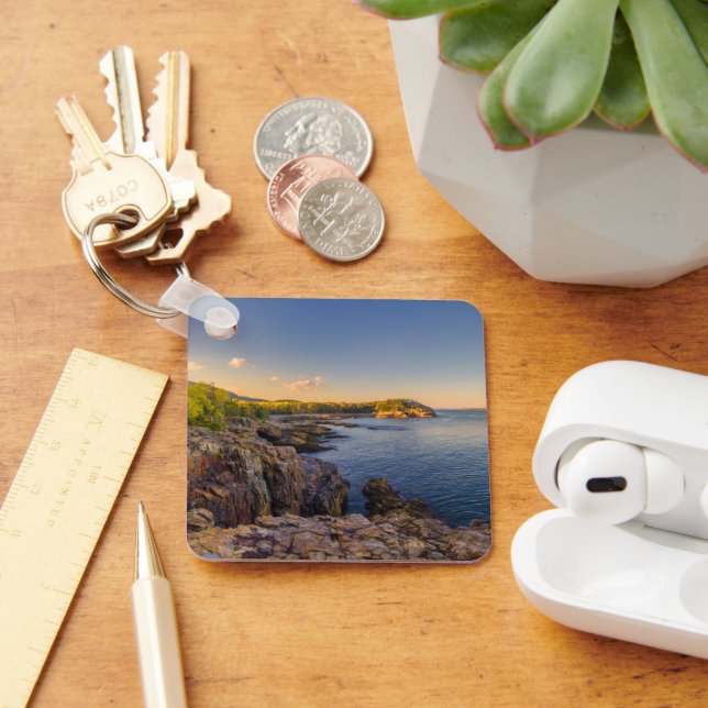 Coastline | Acadia National Park, Schooner Head Keychain (Desk)
