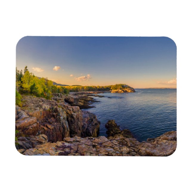 Coastline | Acadia National Park, Schooner Head Magnet (Horizontal)