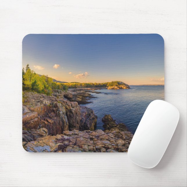 Coastline | Acadia National Park, Schooner Head Mouse Pad (With Mouse)