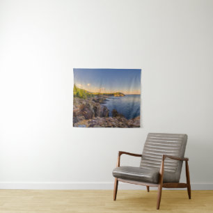 Coastline   Acadia National Park, Schooner Head Tapestry
